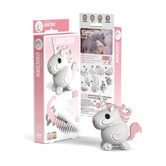 3D Papier - Einhorn Carletto