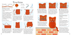 Alles drin! Schritt für Schritt kinderleicht Tiere stricken - Material für 3 verschiedene Tiere Usborne Verlag