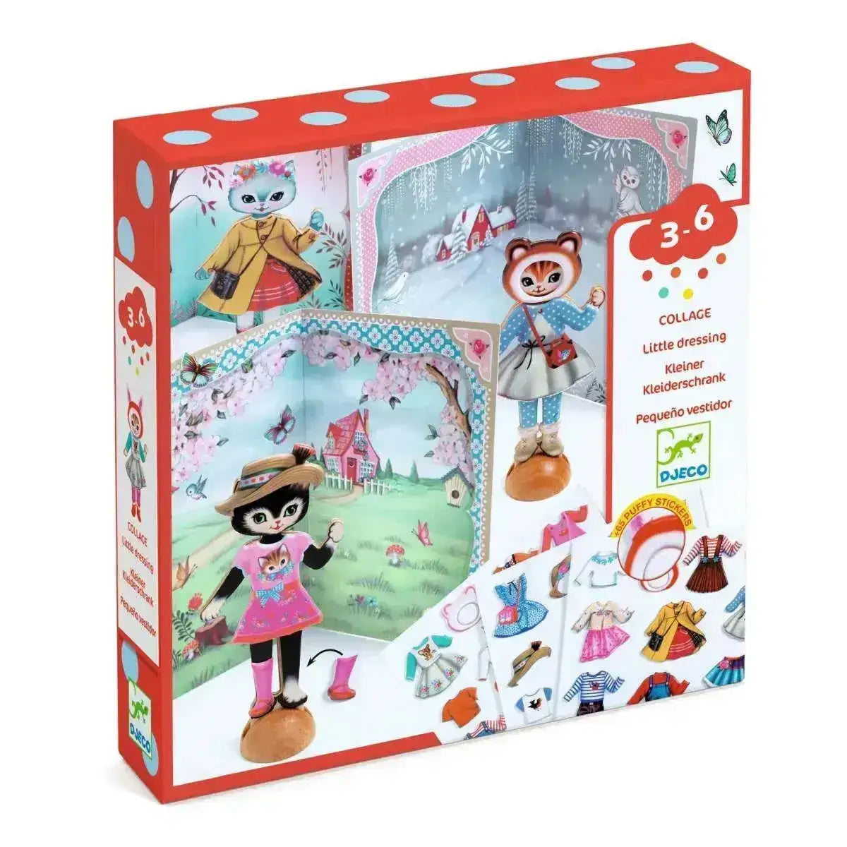 Anziehspiel kleiner Kleiderschrank - DJ09859 Djeco
