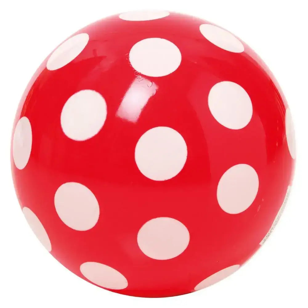 Ball Punkte rot/weiß groß Togu
