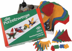 Bastelpackung für 4 Zwerge Purzelzwerge