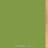 Baumwollstoff - Tupfen olivgrün-weiß Acufactum