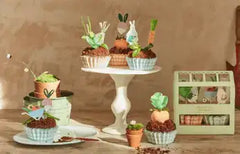 Cupcake Kit Bunny Greenhouse Meri Meri