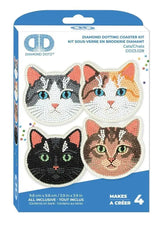 DIAMOND DOTZ - Diamond Painting Untersetzer Katzen