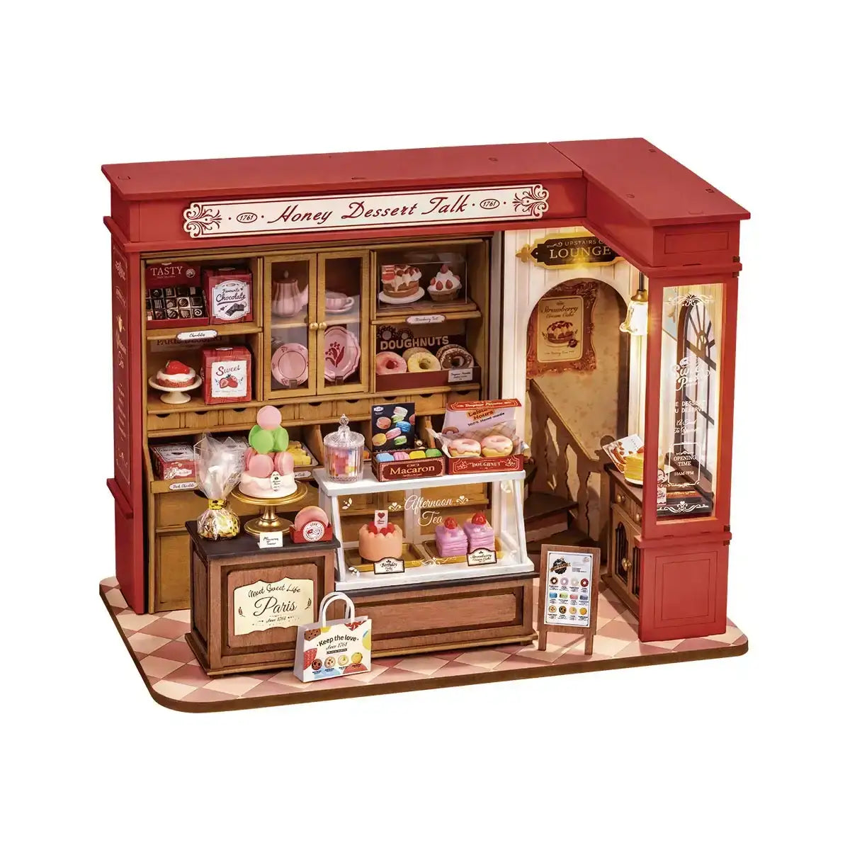 DIY Miniatur Haus Patisserie Honey Dessert Talk DG168 - DG168 Robotime