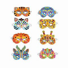 DIY Mosaik Masken - Dschungeltiere Djeco