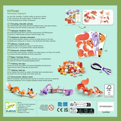Bastelset zum Selbermachen von niedlichen Tierfiguren aus Perlen und Karton, ideal für Kinderbasteln und kreatives Spielzeug