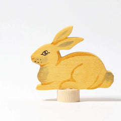 Geburtstagsstecker Hase sitzend Grimms
