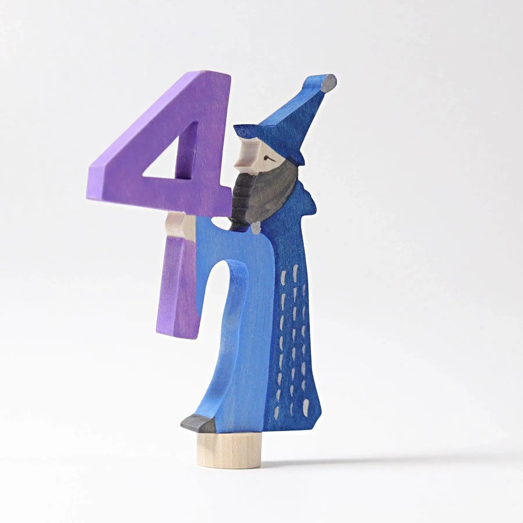 Geburtstagsstecker Märchenfigur Zahl 4 Grimms