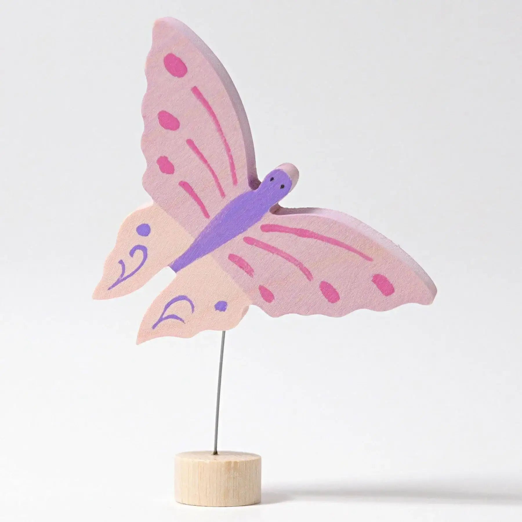 Geburtstagsstecker Schmetterling rosa Grimms