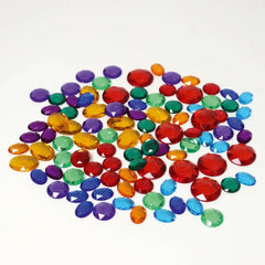 Glitzersteine klein Acryl 100 Stück Grimms