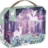 Magisches Einhorn-Puzzle mit Waldmotiv, 54 Teile, ab 5 Jahren, nachhaltig, Made in France
