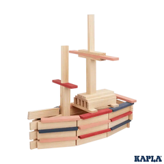Kapla Box 120 Teile - rosa,rot,blau Kapla