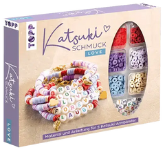 Katsuki - Schmuckset mit Buchstabenperlen - LOVE Frech Verlag