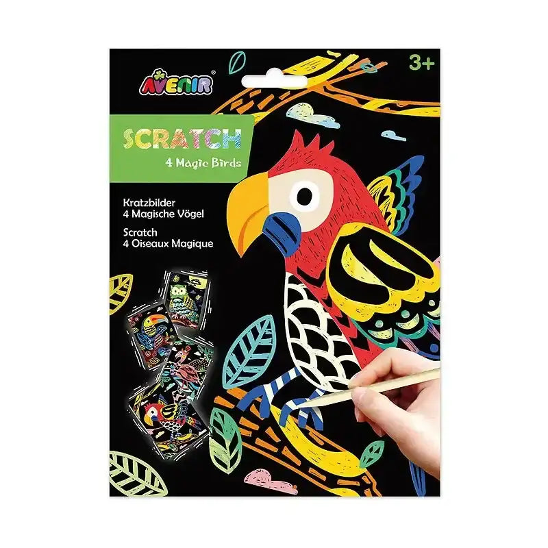 Kratzbilder Vogel - Carletto