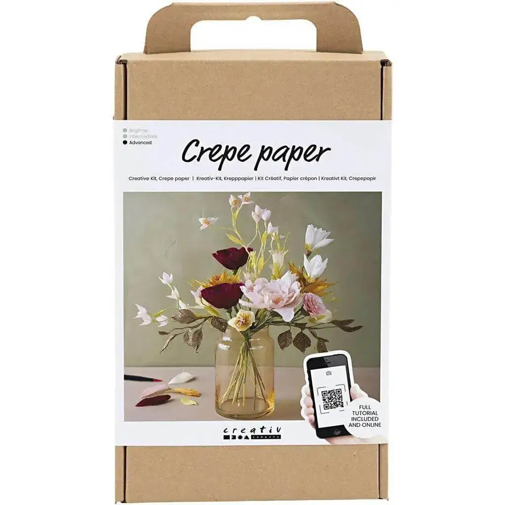 Kreativ Set Kreppblume 3 cchobby
