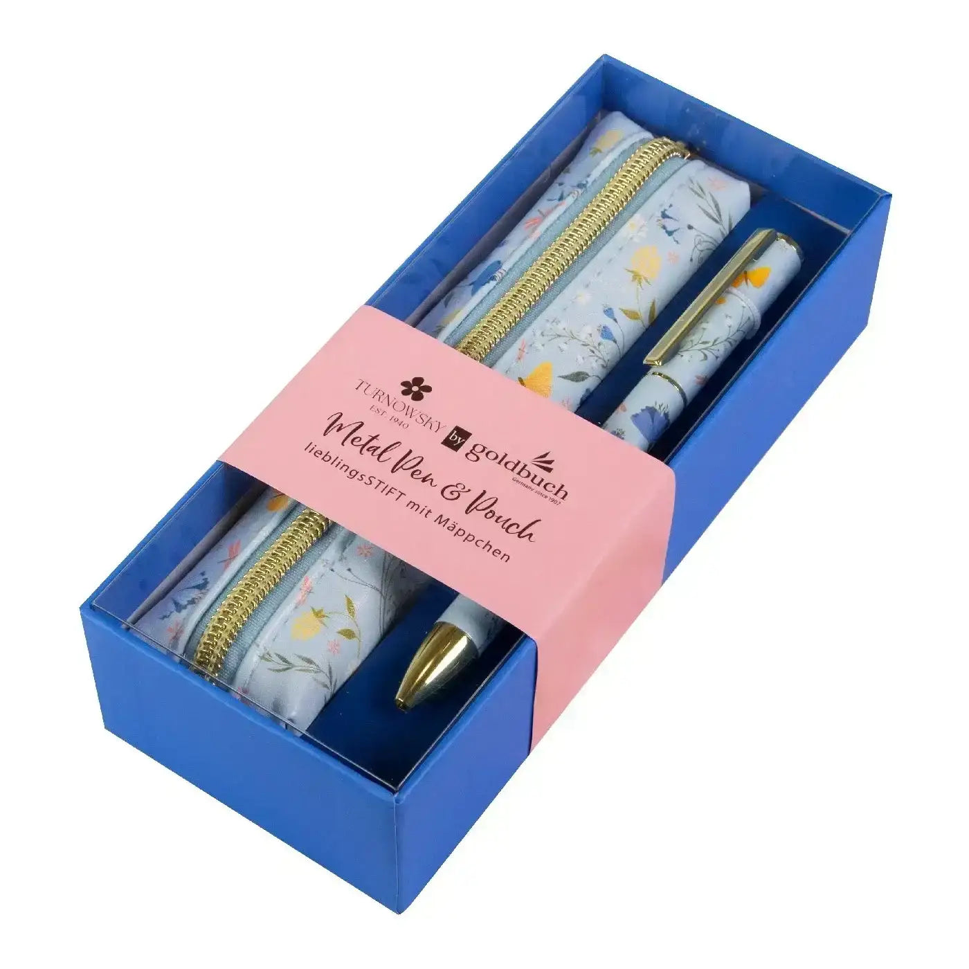 lieblingsstift-mit-mappchen-goldbuch-secret-garden-blau-kunstundspiel-1 - kunstundspiel