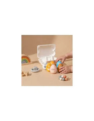 Little L - Egg Rattles Full Color - 6 Ei Rassel mit Tiergesicht