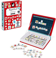 Magneti'book Alphabet Deutsch mit bunten Magneten für Kinder zum Lernen und Spielen