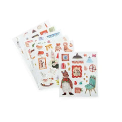 Malbuch mit Stickern Minouchkas Djeco