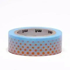 Masking Tape pop dot blue Merlo