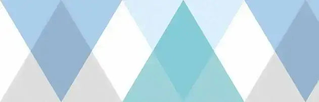 Masking Tape triangle and diamond blue Merlo