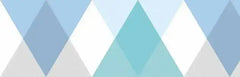 Masking Tape triangle and diamond blue Merlo