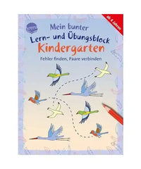 Mein bunter Lern- und Übungsblock Kindergarten - Fehler finden, Paare verbinden