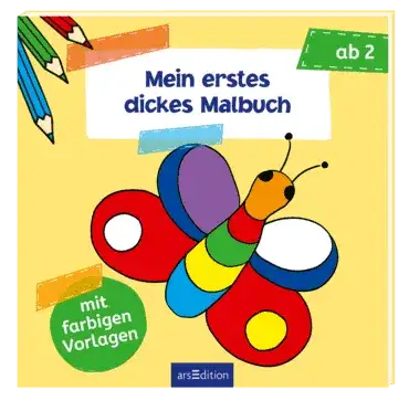 Mein erstes dickes Malbuch ars edition