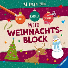 mein-weihnachtsblock-24-ideen-zum-malen-basteln-raetseln-taschenbuch-anne-scheller - kunstundspiel