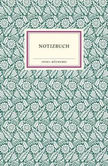 Notizbuch kleine - grüne Blumen - 9783458179245 Insel Verlag