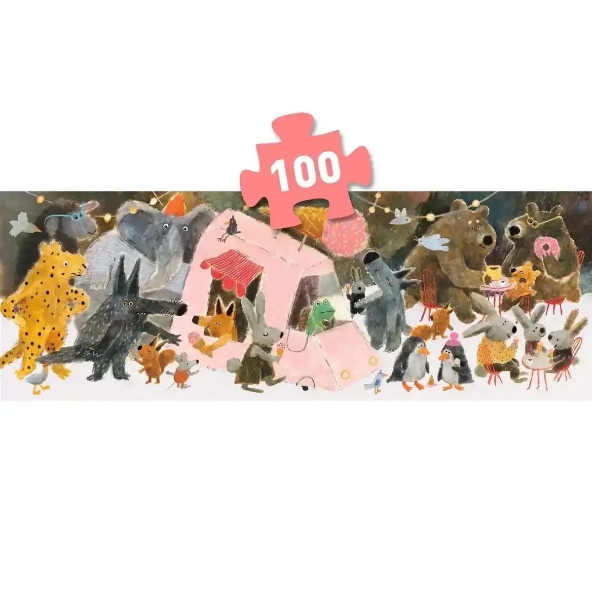 puzzle-100-im-park-mit-poster-kunstundspiel-1 - kunstundspiel