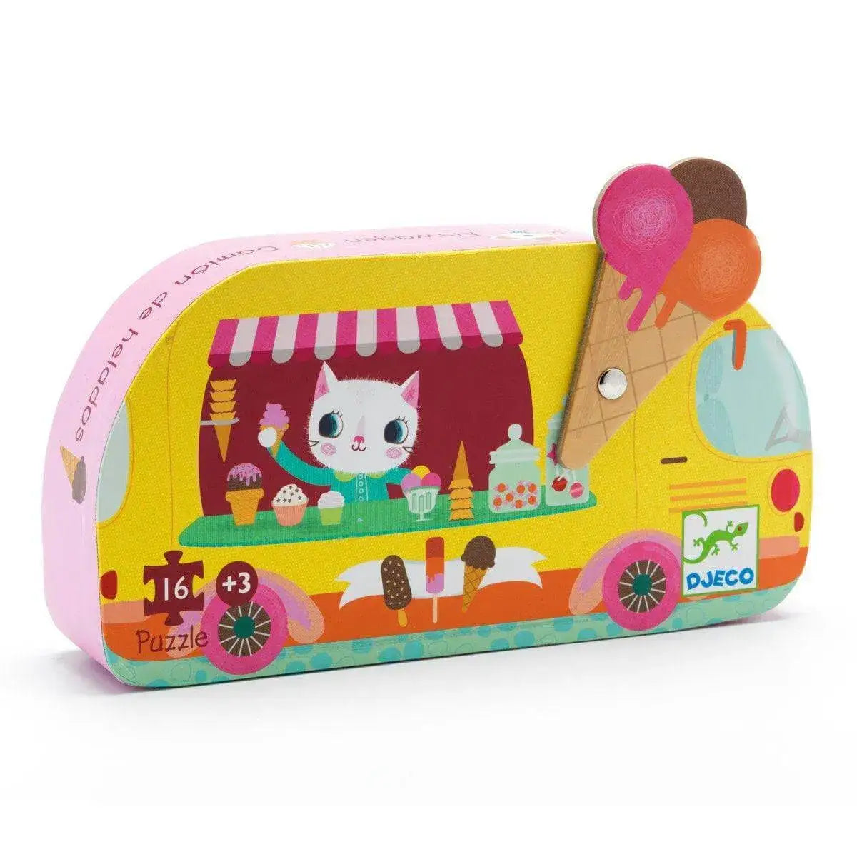 Puzzle 16 Teile - Ice Cream Truck Djeco