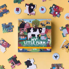 Puzzle 24 Teile - Pocket My little Farm Londji
