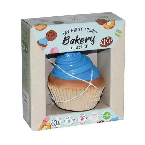 Rassel Cupcake aus Naturkautschuk Carletto