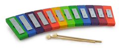 Regenbogenglockenspiel (diatonisch 12 Töne C3 - G4) Decor