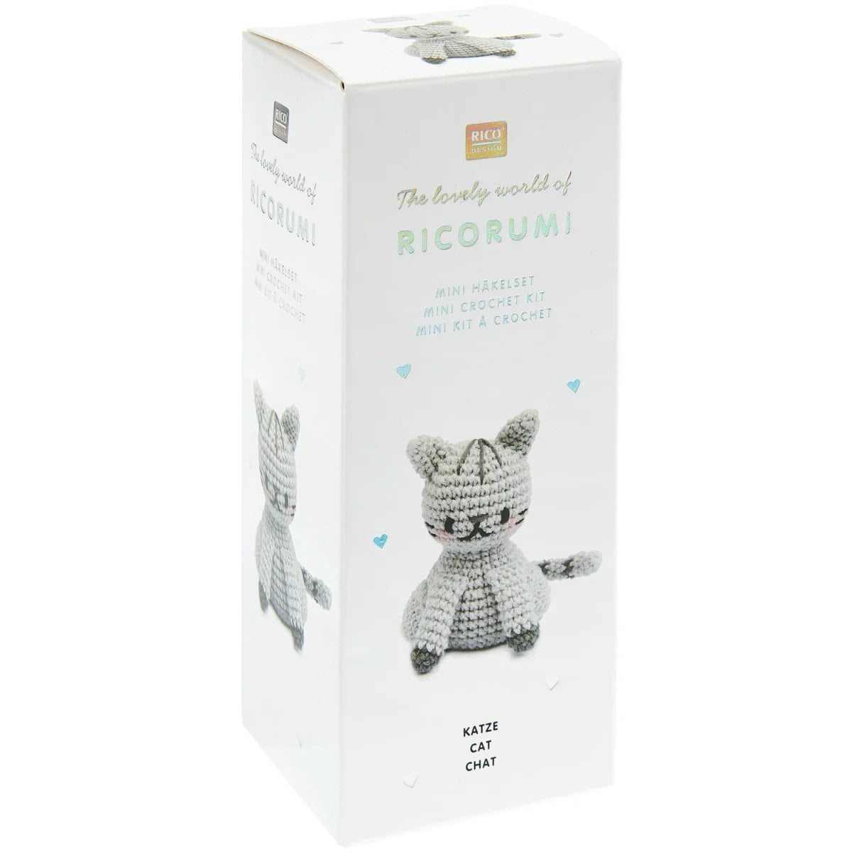 ricorumi-mini-easy-haekelset-katze - kunstundspiel