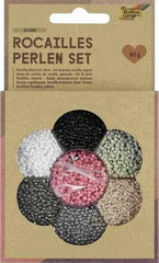Rocailles Perlen Set - Silber Folia