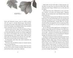 Geöffnetes Buch mit Kapitel 1, Text über Iris Penelope Scott-Holland – nachhaltiges Kinderbuch
