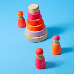 scheibenturm-klein-neonpink-kunstundspiel-2 - kunstundspiel
