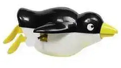 Schwimmender Kunststoffpinguin-Spielzeug mit gelbem Schnabel und Flossen