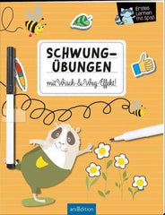 Schwungübungen mit Wisch & Weg Effekt ars edition