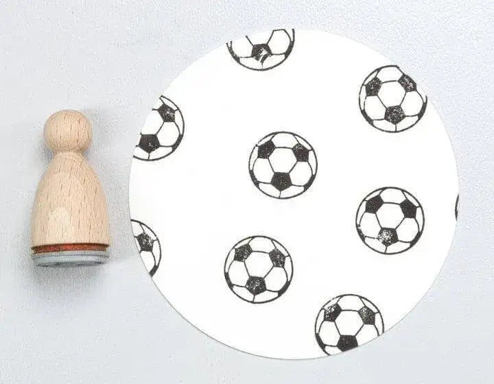 Stempel Fußball Perlenfischer