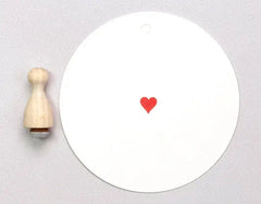 Stempel Herz mini Perlenfischer