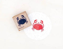 Stempel Krabbe Perlenfischer