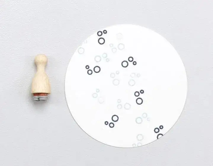 Stempel Luftblasen Perlenfischer