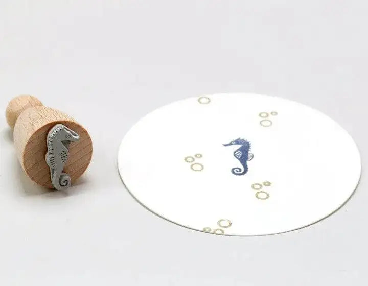 Stempel Seepferdchen klein Perlenfischer