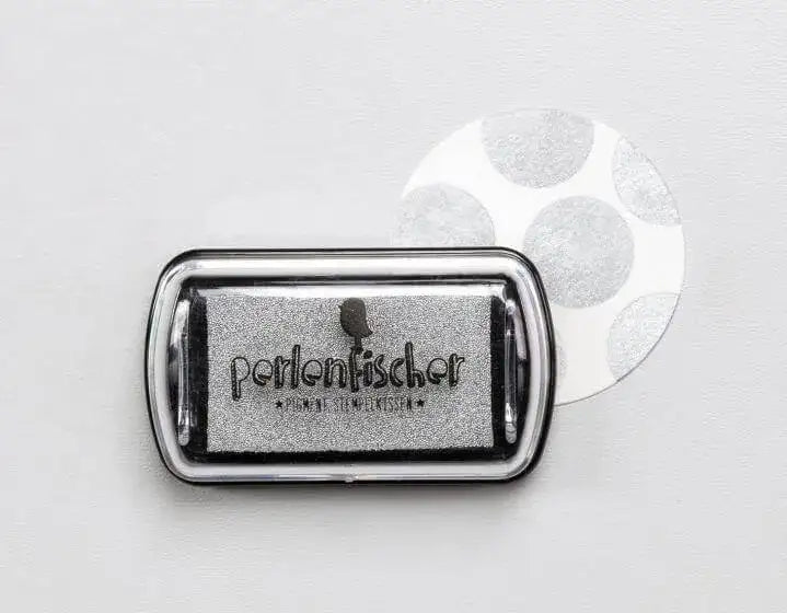 Stempelkissen silber mini Perlenfischer