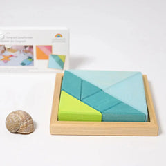 Tangram türkis - 43313 Grimms