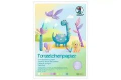 Tonzeichenpapier pastell in 10 Farben - 2144699 URSUS